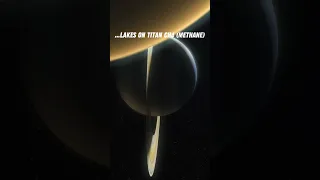 Oceans on Earth (H2O) VS Lakes on Titan CH4 (Methane) #saturn #earth #space #cosmos #h2o  #universe