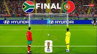 SOUTH AFRICA vs PORTUGAL - Penalty Shootout | Final FIFA World Cup 2026 | Ronaldo vs | PES Gameplay