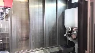 Mori Seiki NTX 2000 machining of bushing at Zala Machine Co., Inc.