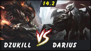 Dzukill - Yasuo vs Darius TOP Patch 14.2 - Yasuo Gameplay