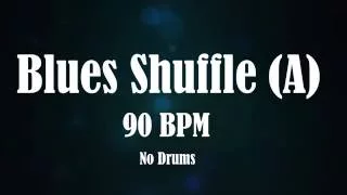 Chicago Blues Shuffle Backing Track for Drummers + Guitar Solo (NO DRUMS)