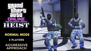 GTA Online: Casino Heist "Aggressive Approach" 2-players (No Commentary)