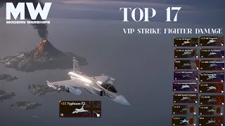 All VIP Strike Fighter Total Damage🔥 Modern Warships