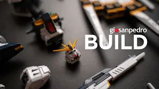 Nu Gundam RG | A very satisfying hobby - Beat Building a Gunpla (ASMR)