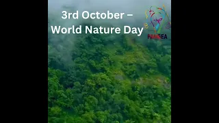 3rd October – World Nature Day