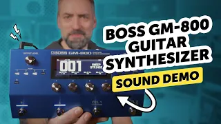 Boss GM-800 Guitar Synthesizer - Sound Demo