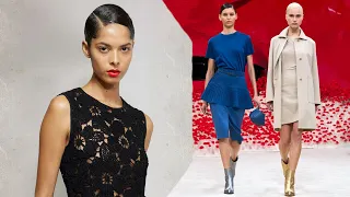 Fashion as art Akris spring-summer 2024 #689 Dresses, knitted sleeveless vests, tank tops