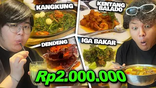 Gw Traktir Temen Gw Makanan Indonesia PALING MAHAL … (SAMPE 2 JUTA!)