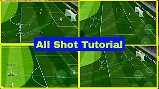 All Shot Tutorial Efootball Mobile  | All Shot Tutorial Pes 2023 Mobile