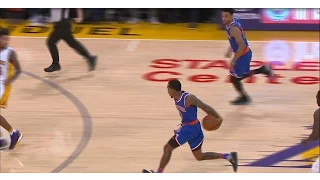 Brandon Jennings Fancy Pass to Courtney Lee for the And-1 | 12.11.16