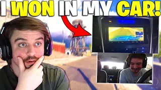 I Won on Rebirth Island While Playing In My CAR!? The Hardest Challenge EVER! (Warzone)
