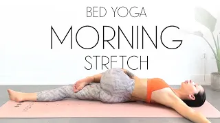 10 Min Morning Yoga Stretches in Bed!