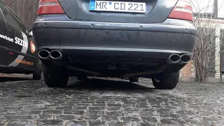 Mercedes E500 W211 M113 Kaltstart Sound ohne Schalldämpfer