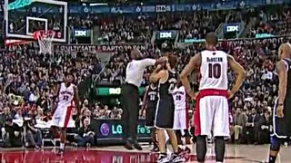 NBA Ref tries to block Kris Humphries | Different Views |