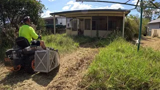 Tough yard tamed with tenacity! Huge yard makeover!