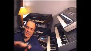 Playing some synthesizers live (80's, etc)