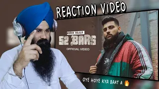 Reaction 52 Bars (Official Video) Karan Aujla | Ikky | Four You EP | Latest Punjabi Songs 2023