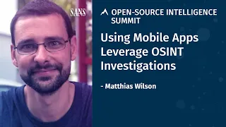 Using Mobile Apps to Leverage OSINT Investigations