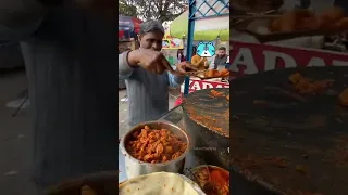 Delicious Chicken Egg roll is getting prepared🤤😍Price: ₹80/Patna Roll Centre, Mukharji Nagar, Delhi.