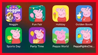World of Peppa Pig,Peppa's Golden Boots,Peppa Pig Polly Parrot,My Friend Peppa Pig,Peppa Pig Holiday