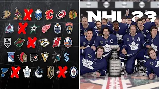 Removing 1 NHL Team Until A CANADIAN TEAM Wins Stanley Cup