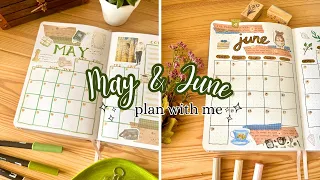 May & June Plan With Me 📔🫖☕️ light academia & tea theme bullet journal setup