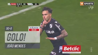 Golo João Mendes: Braga 1-(1) Vitória SC (Liga 23/24 #16)