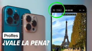 Grabar vídeo PRORES con el iPhone 13 y iOS 15.1: ¿lo vale?