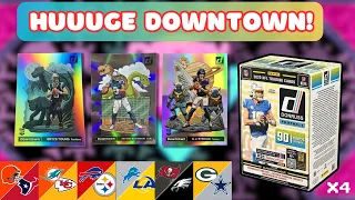 HUGE DOWNTOWN! 2023 Donruss Football Blaster Box + 2024 NFL Playoffs Wild Card Picks! (Giveaway)