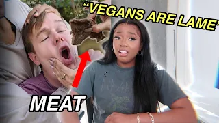 THIS VEGAN WAS FORCED TO EAT MEAT