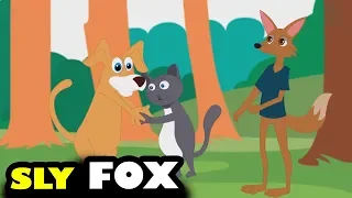 Moral Story For Kids in English | The Sly Fox | Animal & Jungle Story