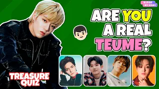 ARE YOU A REAL TEUME (TREASURE MAKER) ? | TREASURE QUIZ | KPOP GAME (ENG/SPA)