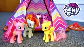 My Little Pony Camping Camper Van with New Tent! | Mommy Etc