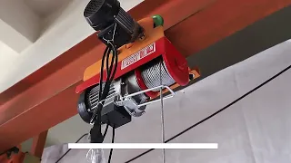 MINI ELECTRIC HOIST WITH CT WORKING