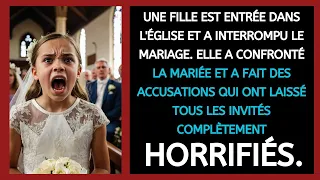 UNE FILLE EST ENTRÉE DANS L'ÉGLISE ET A INTERROMPU LE MARIAGE. ELLE A CONFRONTÉ LA MARIÉE ET A FAIT.