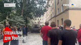 ⚡️ Удар РФ "Калибрами" по жилому дому во Львове. Кадры последствий