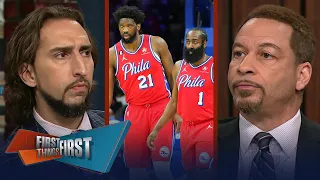 76ers don’t think it’s over w/ Harden, Buying Embiid to Knicks narrative? | NBA | FIRST THINGS FIRST