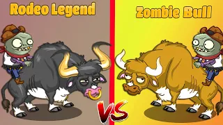 West Bull Zombie & Rodeo Legend Zombies - Which zombie is stronger?