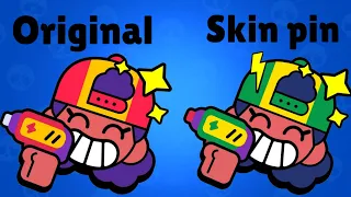 Meg Pins - Brawl Stars | Original Vs Skin + Voice lines