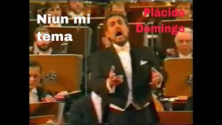 Placido Domingo sings "Niun mi tema" from Otello Act 4