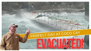EMERGENCY EVACUATION at Perfect Day at Coco Cay | Freedom of the Seas & Oasis of the Seas