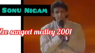 Sonu Nigam rare live performance t Zee awards 2001