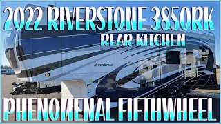 Luxury Rear Kitchen Fifth Wheel 2022 Riverstone 3850RK by Forestriver @ Couchs RV Nation - RV Review