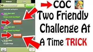 (HINDI) clash of clans two friendly challenge at a time secrets