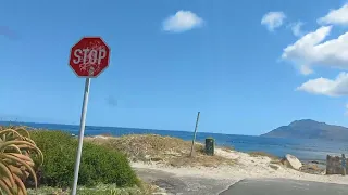 Driving around Kommetjie on a December day in Cape Town