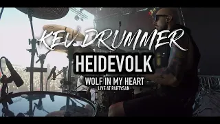 HEIDEVOLK - Wolf In My Heart | LIVE Drum Cam