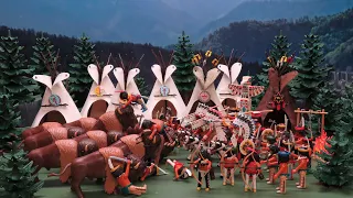 GREAT Bison Hunt: THE PLAYMOBIL AMERICAN INDIANS!