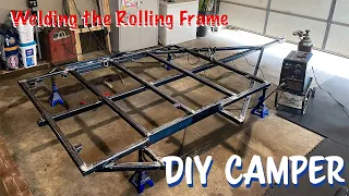 How to Build a DIY Squaredrop CAMPER // ep.1 the rolling trailer frame