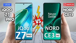 iQoo Z7 Pro Vs OnePlus Nord CE 3 - Full Comparison 2023 🔥 Techvs