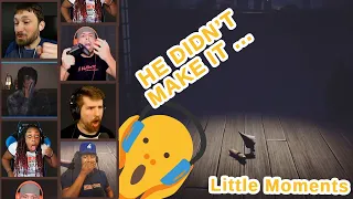 Six Eats Nome and DLC Ending Scene Reactions Part 2 | Little Nightmares 1 Reaction Compilation